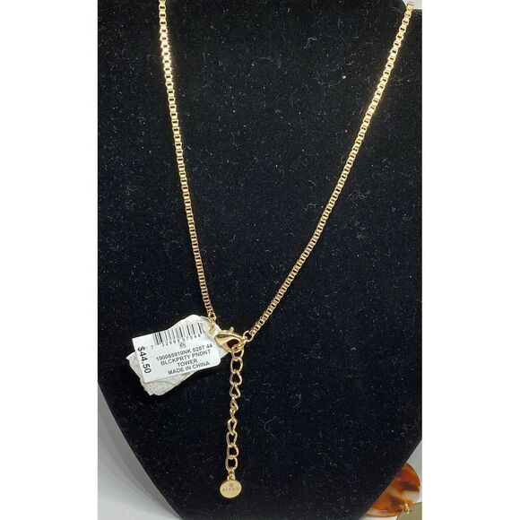 Alfani Tortoise-Look Geometric 36" Pendant Necklace MSRP$44.50 CP314 - Picture 3 of 4